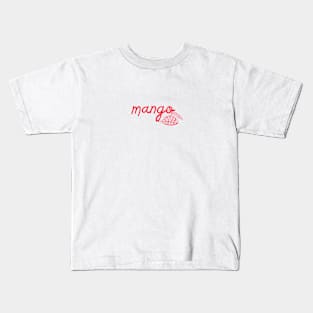 mango - Thai red - Flag color - with sketch Kids T-Shirt